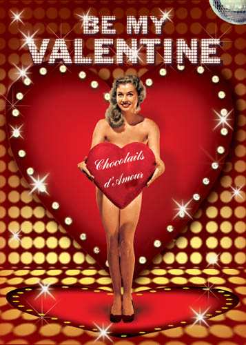 Be My Valentine Chocolates Greeting Card